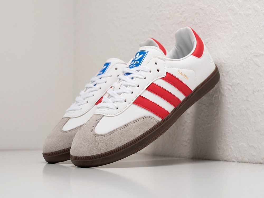 Adidas Samba OG белые кожа мужские (AR30563) - фото 2 Adidas Samba OG белые кожа мужские (AR30563) - фото 2