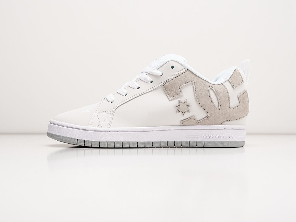 DC Court Graffik белые кожа мужские (AR30564) - фото 1 DC Court Graffik белые кожа мужские (AR30564) - фото 1