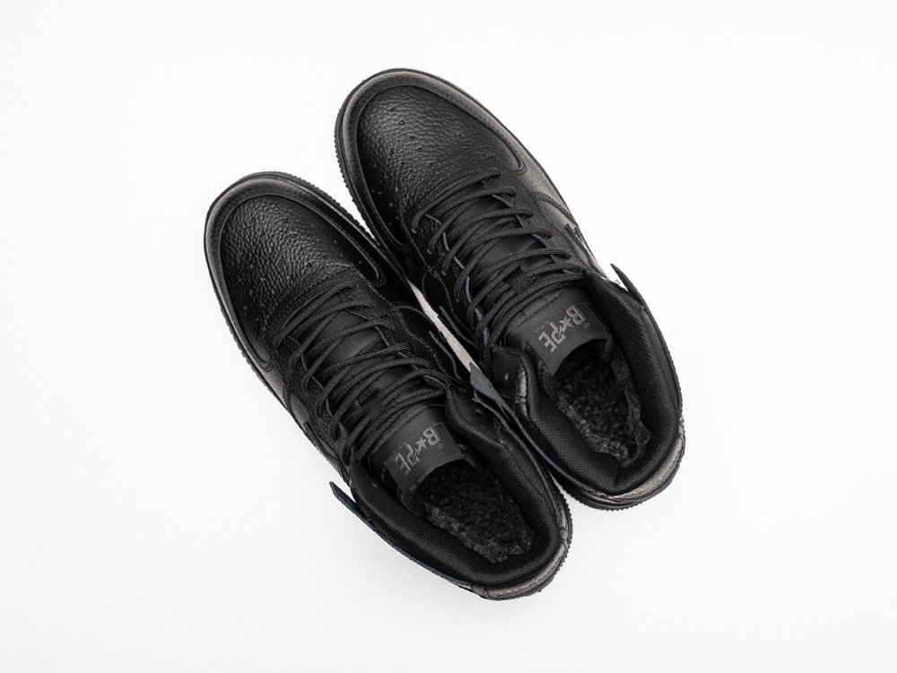 Bape Sta Force 1 High Winter черные кожа мужские (AR30573) - фото 3 Bape Sta Force 1 High Winter черные кожа мужские (AR30573) - фото 3