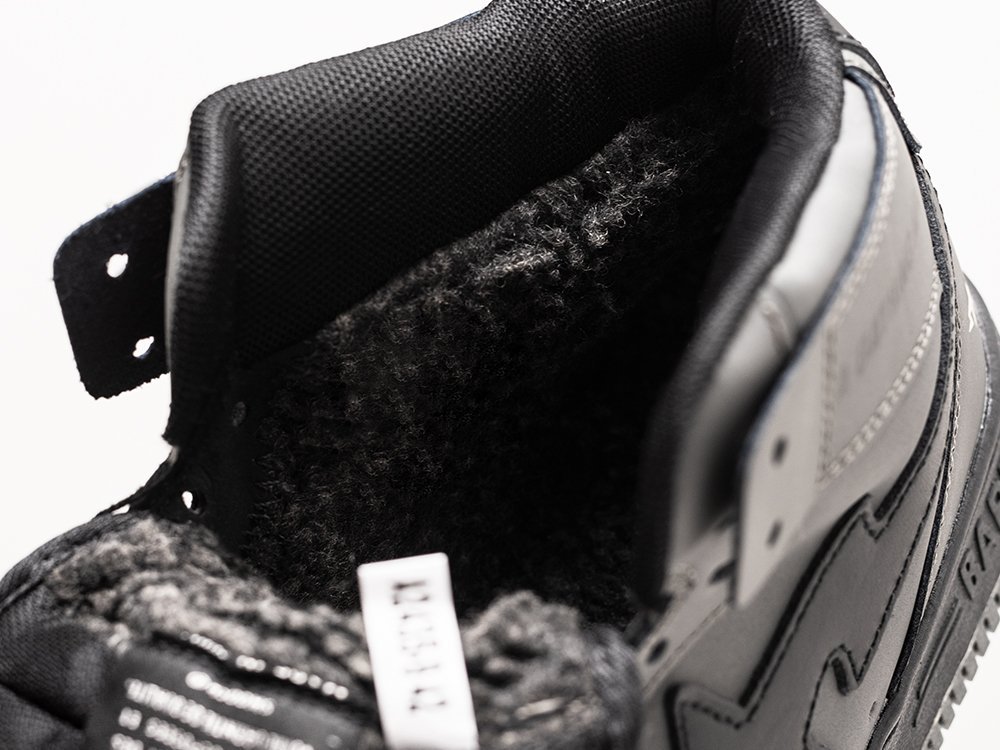 Bape Sta Force 1 High Winter серые кожа мужские (AR30574) - фото 4 Bape Sta Force 1 High Winter серые кожа мужские (AR30574) - фото 4