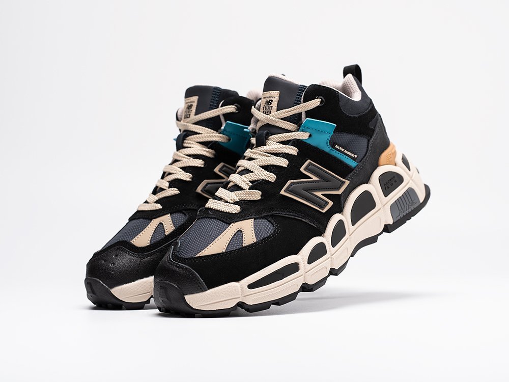 New Balance x Salehe Bembury x 574 Yurt High черные замша мужские (AR30594) - фото 2 New Balance x Salehe Bembury x 574 Yurt High черные замша мужские (AR30594) - фото 2