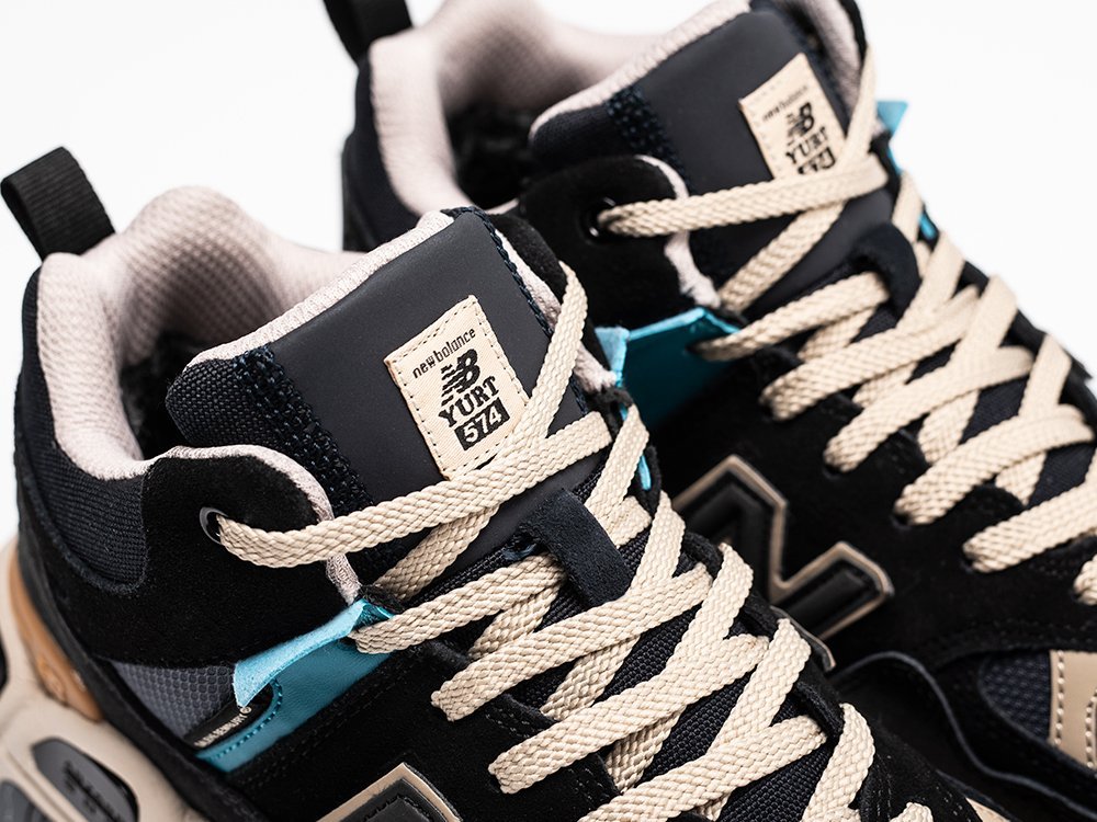 New Balance x Salehe Bembury x 574 Yurt High черные замша мужские (AR30594) - фото 7 New Balance x Salehe Bembury x 574 Yurt High черные замша мужские (AR30594) - фото 7