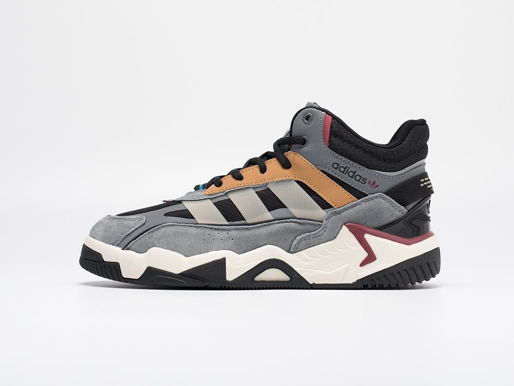 Adidas Niteball II High Winter серые замша мужские (AR30637) - фото 1 Adidas Niteball II High Winter серые замша мужские (AR30637) - фото 1