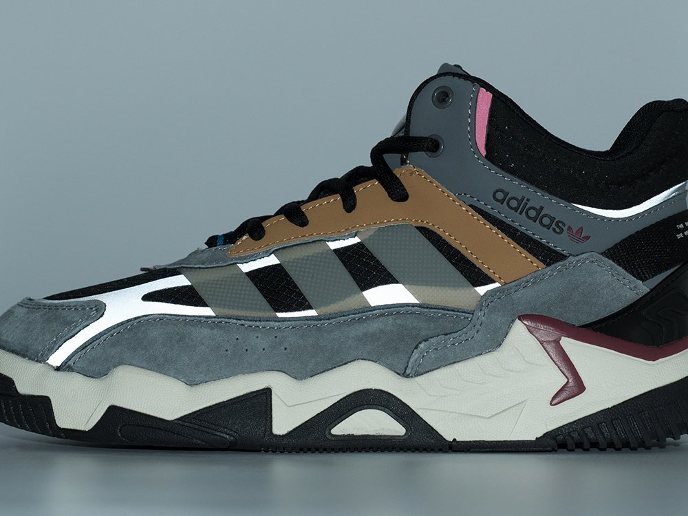 Adidas Niteball II High Winter серые замша мужские (AR30637) - фото 3 Adidas Niteball II High Winter серые замша мужские (AR30637) - фото 3