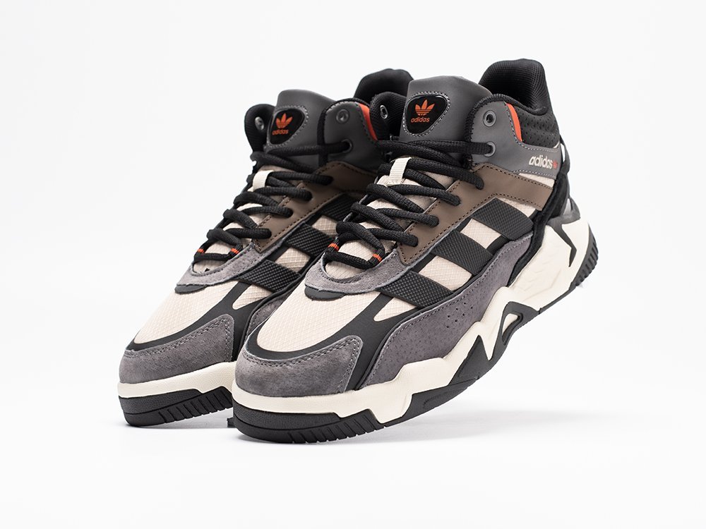 Adidas Niteball II High Winter серые замша мужские (AR30676) - фото 2 Adidas Niteball II High Winter серые замша мужские (AR30676) - фото 2