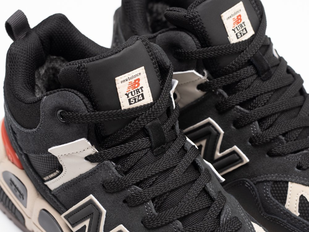 New Balance x Salehe Bembury x 574 Yurt High черные замша мужские (AR30682) - фото 7 New Balance x Salehe Bembury x 574 Yurt High черные замша мужские (AR30682) - фото 7