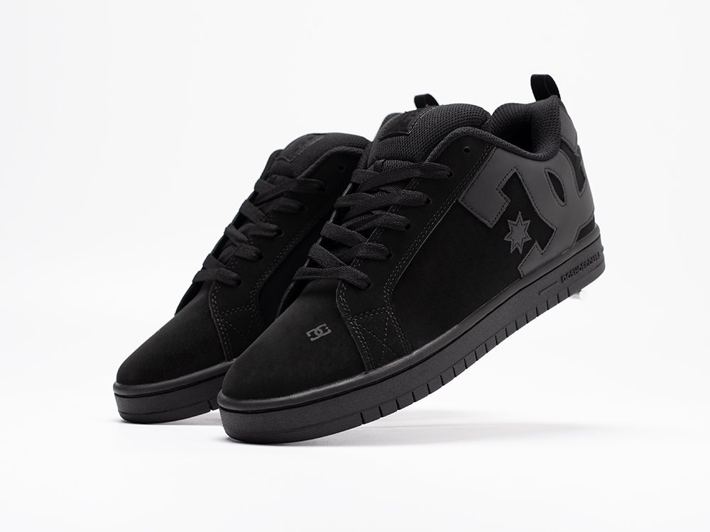 DC Court Graffik черные замша мужские (AR30833) - фото 2 DC Court Graffik черные замша мужские (AR30833) - фото 2