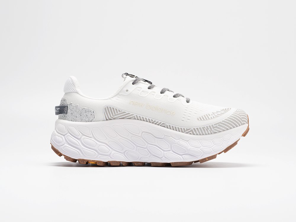 New Balance Fresh Foam X More Trail v3 White Turtledove белые текстиль мужские (AR30838) - фото 3 New Balance Fresh Foam X More Trail v3 White Turtledove белые текстиль мужские (AR30838) - фото 3