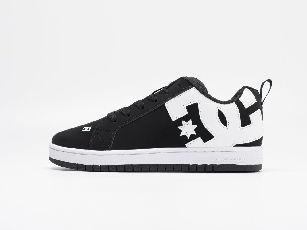 DC Court Graffik черные замша мужские (AR30842) - фото 1 DC Court Graffik черные замша мужские (AR30842) - фото 1