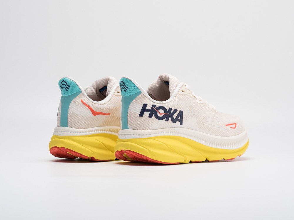 Hoka Clifton 9 белые текстиль мужские (AR30844) - фото 4 Hoka Clifton 9 белые текстиль мужские (AR30844) - фото 4