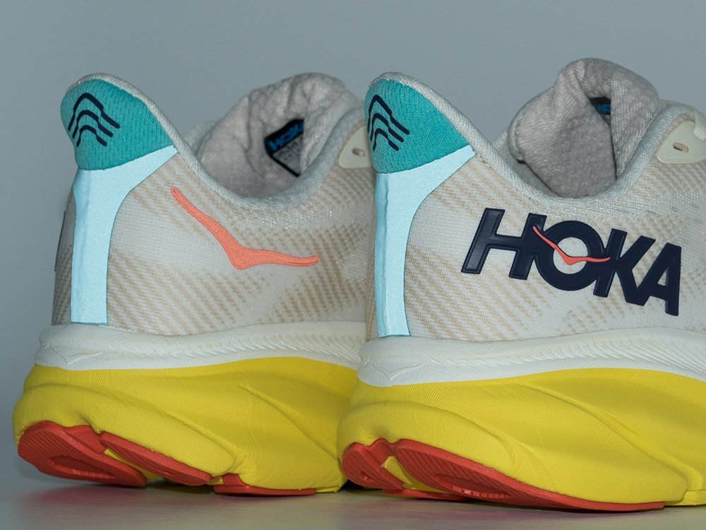 Hoka Clifton 9 белые текстиль мужские (AR30844) - фото 5