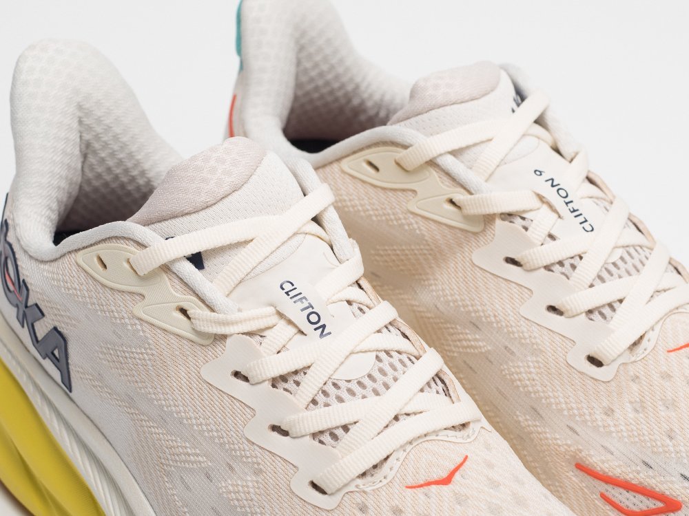 Hoka Clifton 9 белые текстиль мужские (AR30844) - фото 8 Hoka Clifton 9 белые текстиль мужские (AR30844) - фото 8