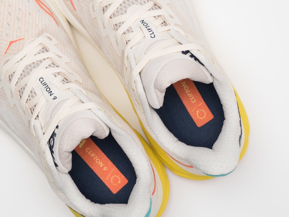 Hoka Clifton 9 белые текстиль мужские (AR30844) - фото 9 Hoka Clifton 9 белые текстиль мужские (AR30844) - фото 9