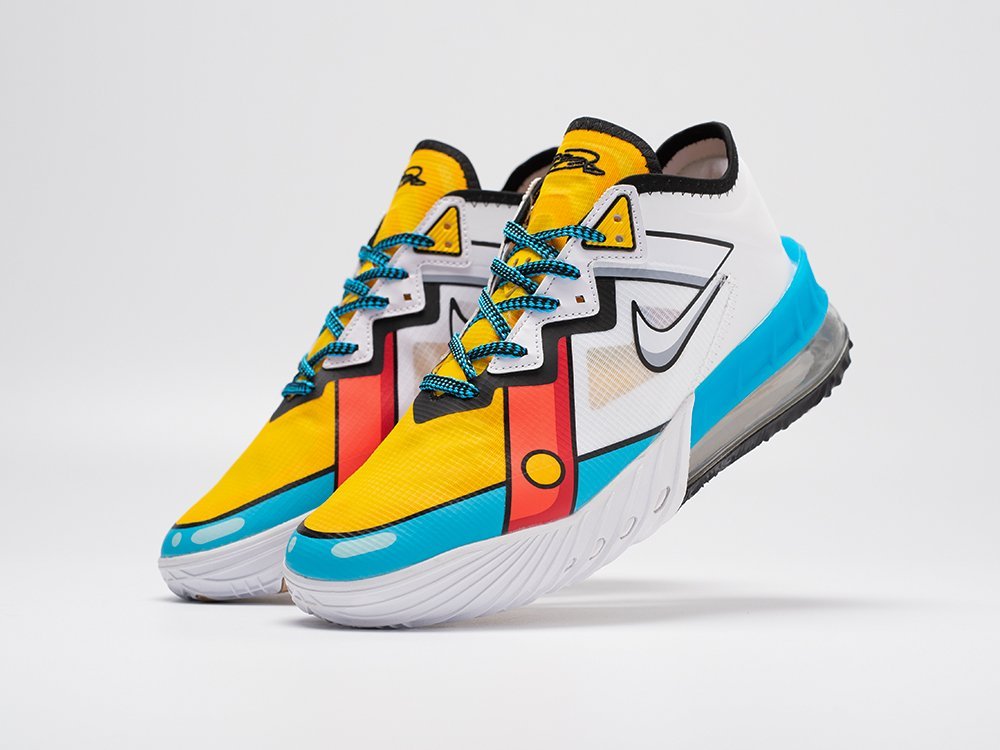 Nike Space Jam x LeBron 18 Bugs x Marvin разноцветные текстиль мужские (AR30853) - фото 2 Nike Space Jam x LeBron 18 Bugs x Marvin разноцветные текстиль мужские (AR30853) - фото 2