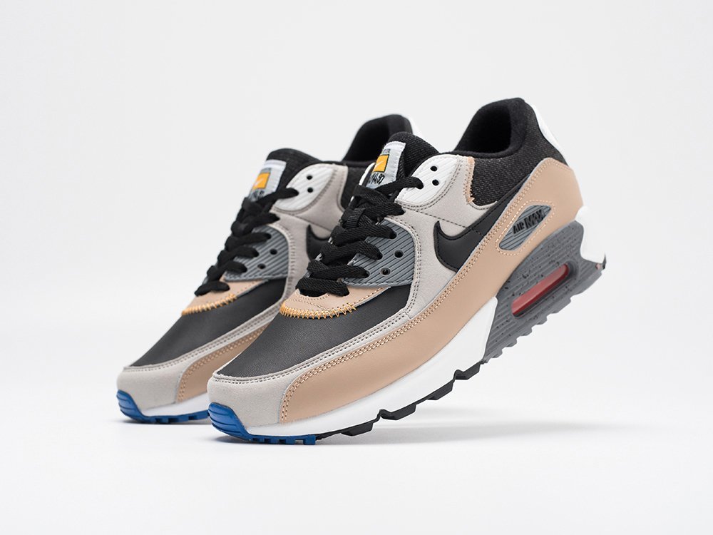 Nike Air Max 90 Alter And Reveal - Grey Fog разноцветные кожа мужские (AR30865) - фото 2