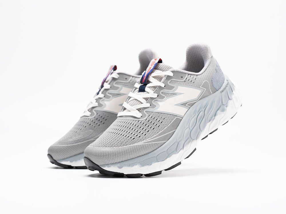New Balance Fresh Foam X More Trail v3 серые текстиль мужские (AR30866) - фото 2 New Balance Fresh Foam X More Trail v3 серые текстиль мужские (AR30866) - фото 2