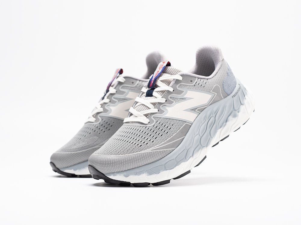 New Balance Fresh Foam X More Trail v3 серые текстиль мужские (AR30866) - фото 2