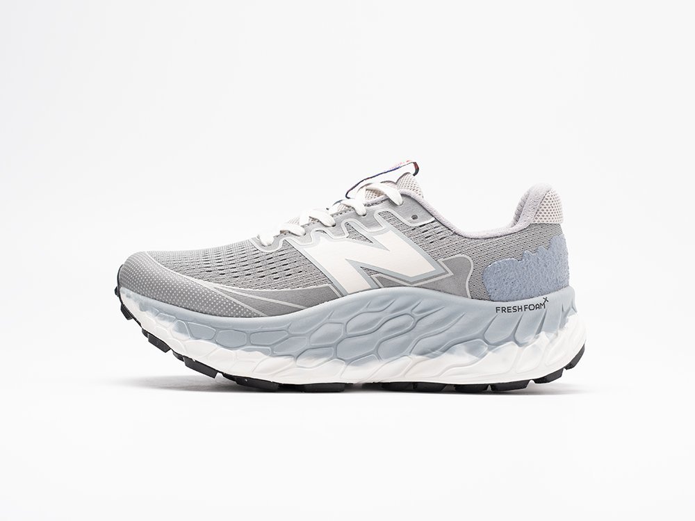 New Balance Fresh Foam X More Trail v3 серые текстиль мужские (AR30866) - фото 1