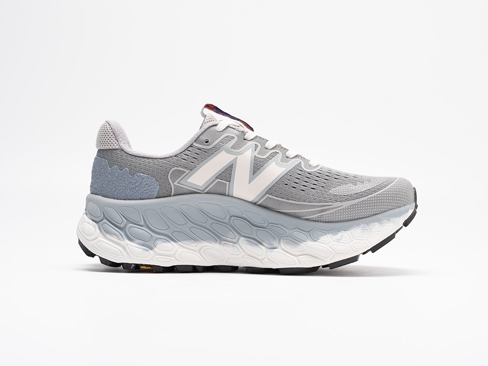 New Balance Fresh Foam X More Trail v3 серые текстиль мужские (AR30866) - фото 3