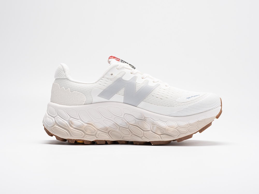 New Balance Fresh Foam X More Trail v3 белые текстиль мужские (AR30873) - фото 3 New Balance Fresh Foam X More Trail v3 белые текстиль мужские (AR30873) - фото 3