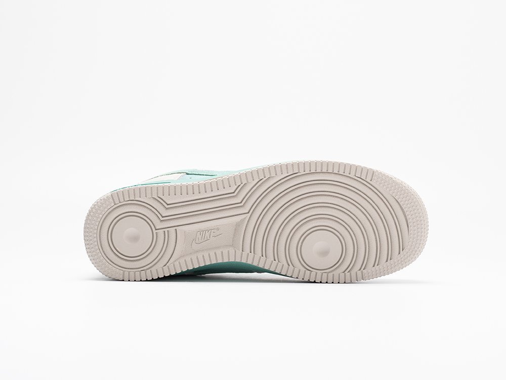 Nike Air Force 1 Low x Tiffany белые замша мужские (AR30885) - фото 5 Nike Air Force 1 Low x Tiffany белые замша мужские (AR30885) - фото 5