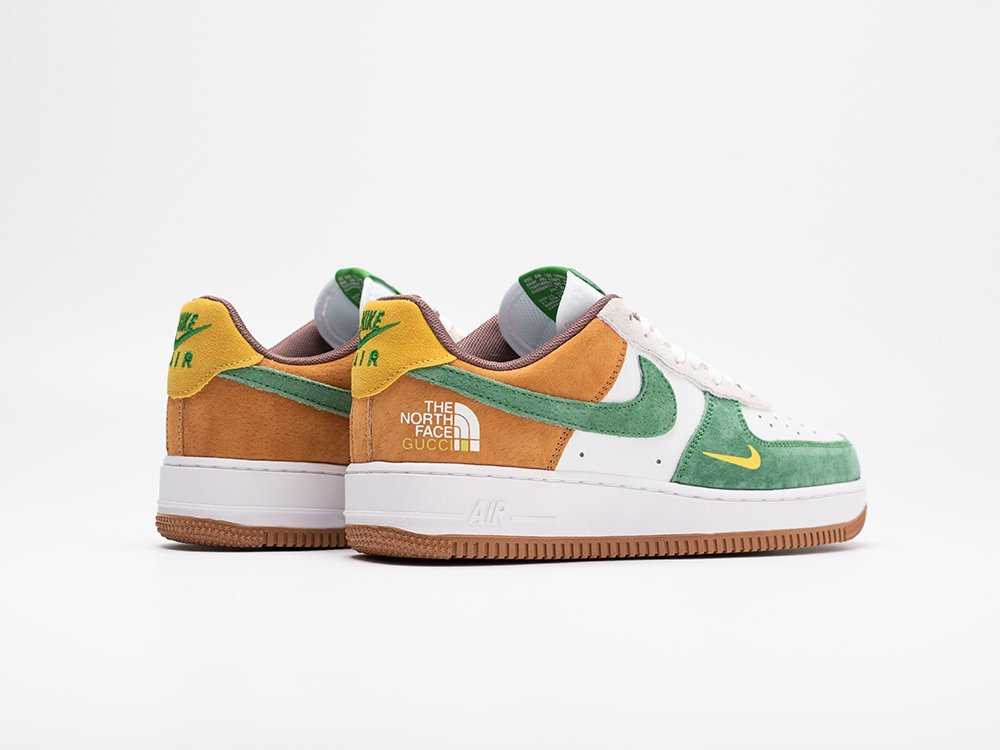 Nike Gucci x The North Face x Air Force 1 Low разноцветные кожа мужские (AR30887) - фото 4 Nike Gucci x The North Face x Air Force 1 Low разноцветные кожа мужские (AR30887) - фото 4