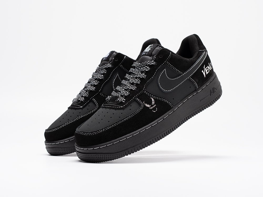 Nike Air Force 1 Low Venom черные кожа мужские (AR30888) - фото 2 Nike Air Force 1 Low Venom черные кожа мужские (AR30888) - фото 2
