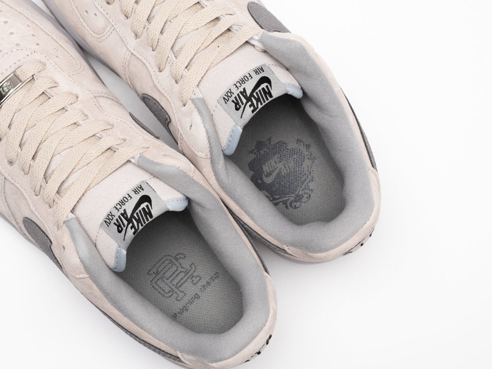 Nike x Reigning Champ Air Force 1 Low бежевые замша мужские (AR30904) - фото 8 Nike x Reigning Champ Air Force 1 Low бежевые замша мужские (AR30904) - фото 8