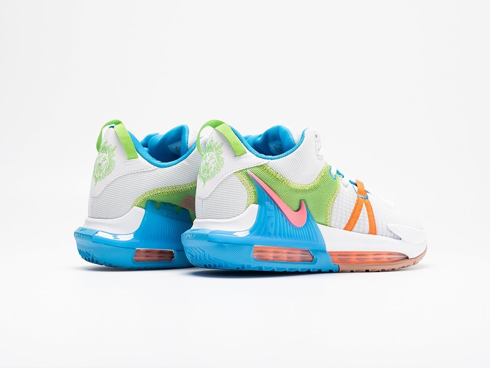 Nike LeBron Witness 7 Grey Fog Multi-Color белые текстиль мужские (AR30914) - фото 4 Nike LeBron Witness 7 Grey Fog Multi-Color белые текстиль мужские (AR30914) - фото 4