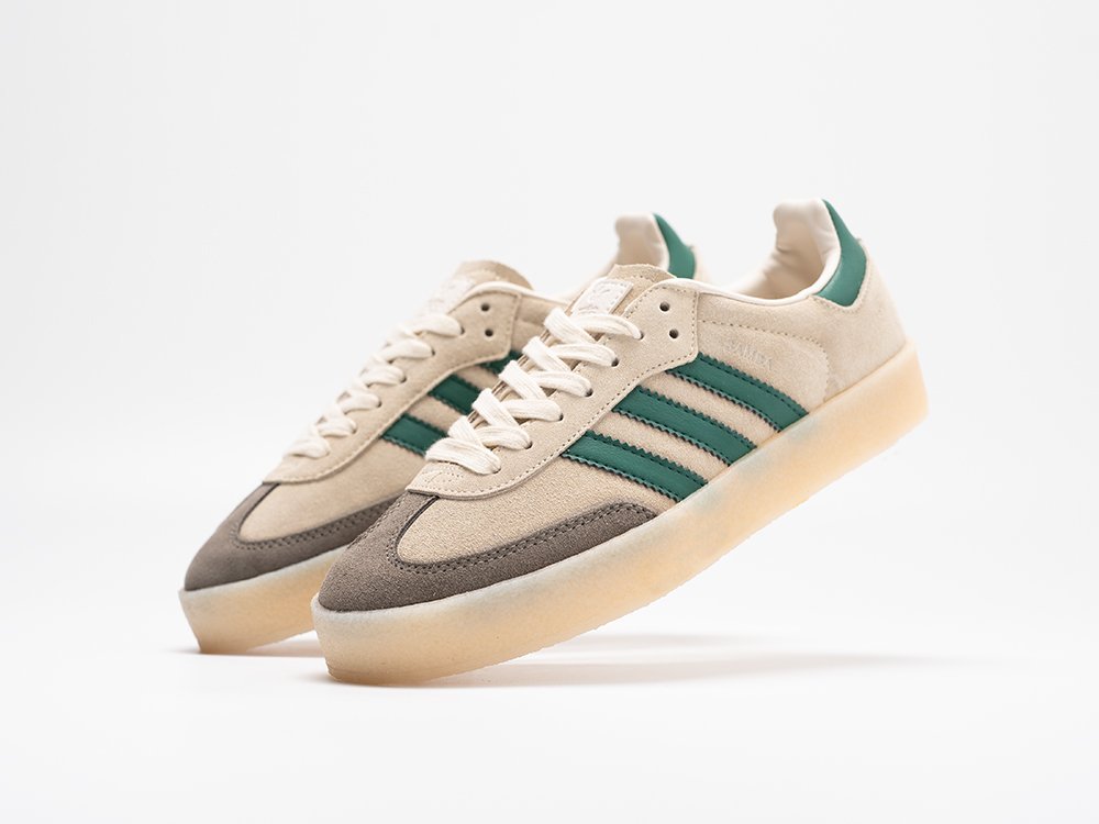 Adidas Ronnie Fieg x Clarks x Samba бежевые замша мужские (AR30931) - фото 2 Adidas Ronnie Fieg x Clarks x Samba бежевые замша мужские (AR30931) - фото 2