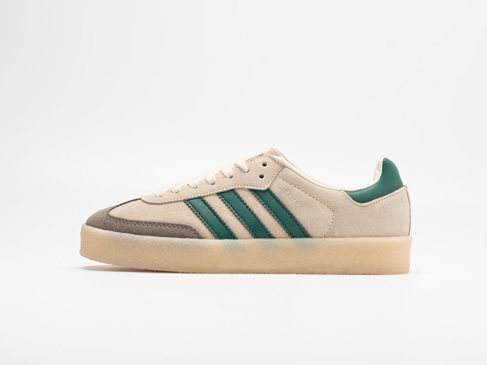 Adidas Ronnie Fieg x Clarks x Samba бежевые замша мужские (AR30931) - фото 1 Adidas Ronnie Fieg x Clarks x Samba бежевые замша мужские (AR30931) - фото 1