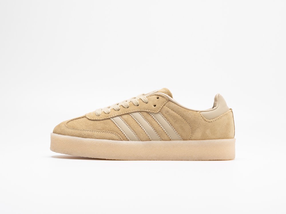Adidas Ronnie Fieg x Clarks x Samba WMNS бежевые замша женские (AR30933) - фото 1 Adidas Ronnie Fieg x Clarks x Samba WMNS бежевые замша женские (AR30933) - фото 1