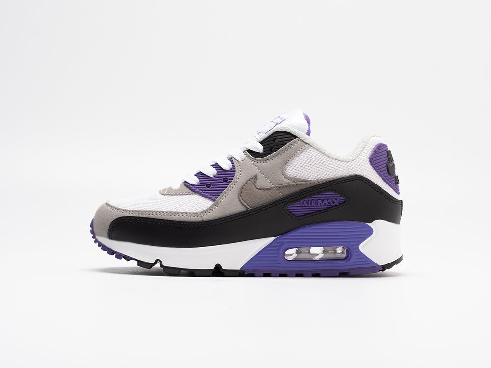 Nike Air Max 90 Hyper Grape WMNS белые кожа женские (AR30937) - фото 1 Nike Air Max 90 Hyper Grape WMNS белые кожа женские (AR30937) - фото 1