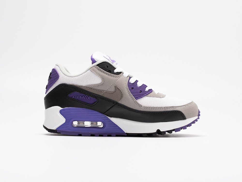 Nike Air Max 90 Hyper Grape WMNS белые кожа женские (AR30937) - фото 3 Nike Air Max 90 Hyper Grape WMNS белые кожа женские (AR30937) - фото 3
