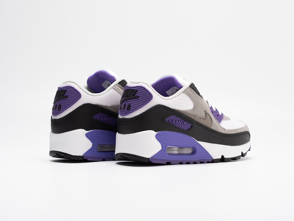 Nike Air Max 90 Hyper Grape WMNS белые кожа женские (AR30937) - фото 4 Nike Air Max 90 Hyper Grape WMNS белые кожа женские (AR30937) - фото 4