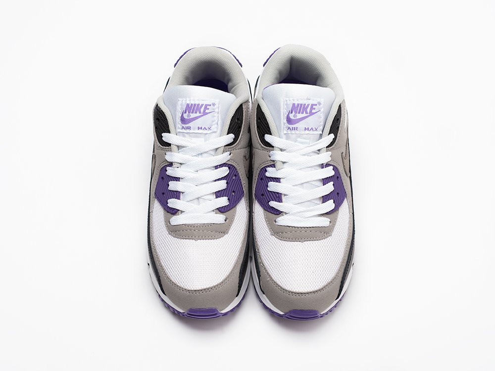 Nike Air Max 90 Hyper Grape WMNS белые кожа женские (AR30937) - фото 6 Nike Air Max 90 Hyper Grape WMNS белые кожа женские (AR30937) - фото 6