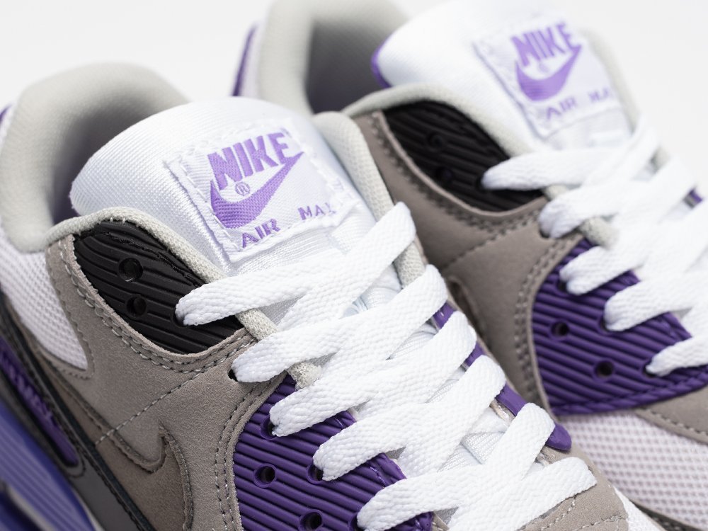 Nike Air Max 90 Hyper Grape WMNS белые кожа женские (AR30937) - фото 7 Nike Air Max 90 Hyper Grape WMNS белые кожа женские (AR30937) - фото 7