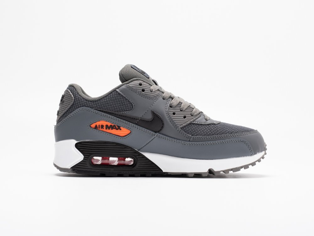 Nike Air Max 90 Dark Grey серые кожа мужские (AR30938) - фото 3 Nike Air Max 90 Dark Grey серые кожа мужские (AR30938) - фото 3