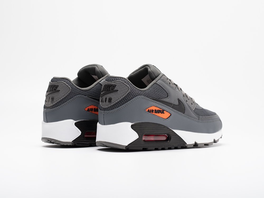 Nike Air Max 90 Dark Grey серые кожа мужские (AR30938) - фото 4 Nike Air Max 90 Dark Grey серые кожа мужские (AR30938) - фото 4
