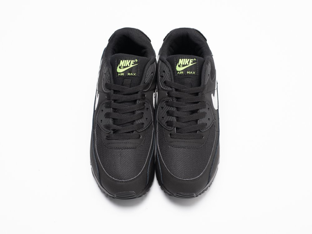 Nike Air Max 90 Black Volt черные кожа мужские (AR30939) - фото 6 Nike Air Max 90 Black Volt черные кожа мужские (AR30939) - фото 6