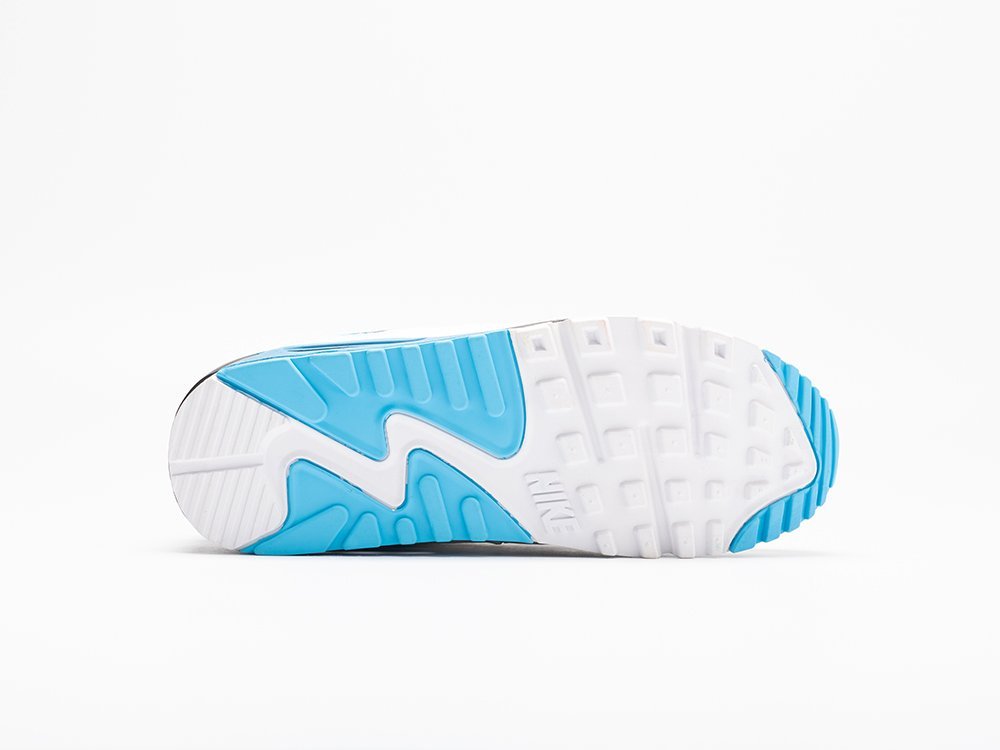 Nike Air Max 90 Black Blue серые кожа мужские (AR30940) - фото 5 Nike Air Max 90 Black Blue серые кожа мужские (AR30940) - фото 5