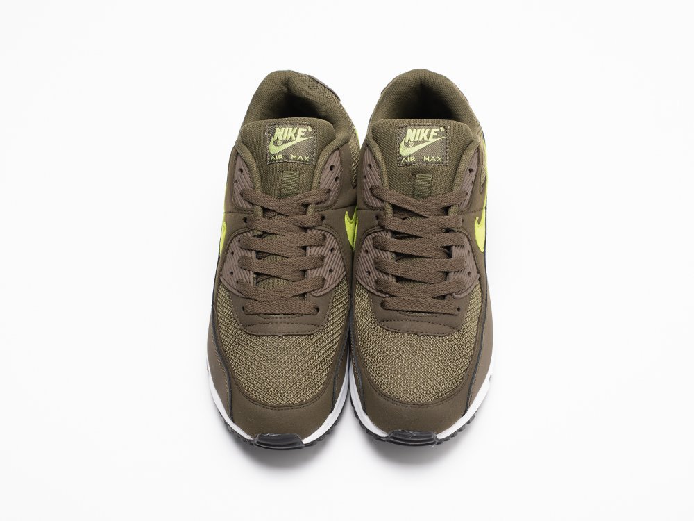 Nike Air Max 90 Olive зеленые кожа мужские (AR30941) - фото 6