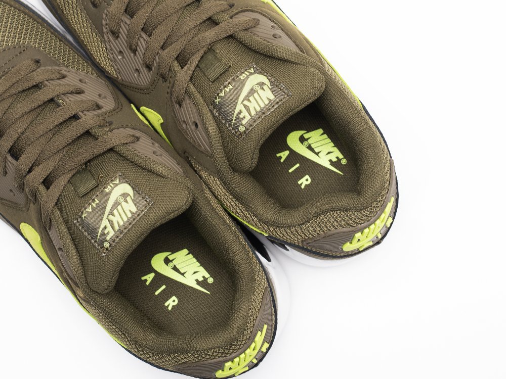 Nike Air Max 90 Olive зеленые кожа мужские (AR30941) - фото 8