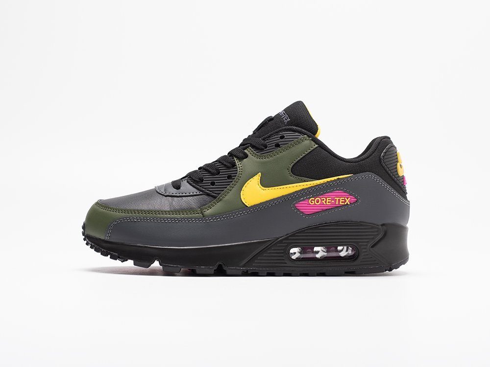 Nike Air Max 90 GORE-TEX Tour Yellow Cargo Khaki черные кожа мужские (AR30942) - фото 1