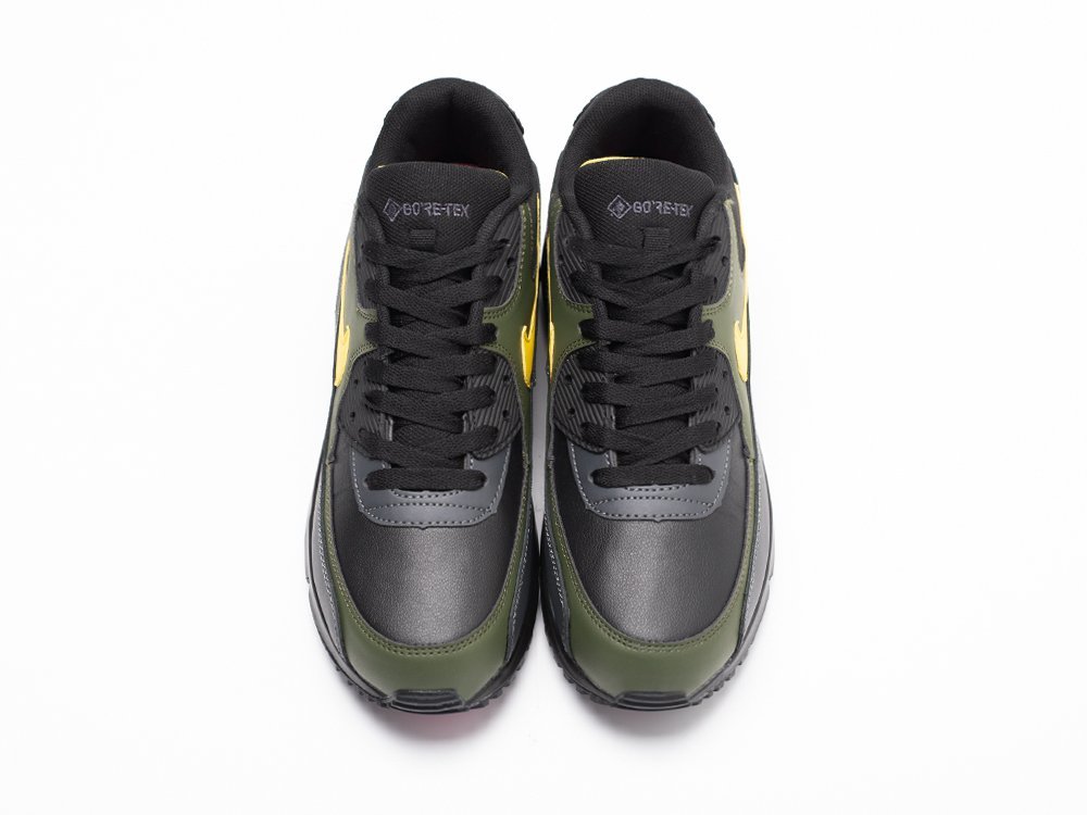 Nike Air Max 90 GORE-TEX Tour Yellow Cargo Khaki черные кожа мужские (AR30942) - фото 6 Nike Air Max 90 GORE-TEX Tour Yellow Cargo Khaki черные кожа мужские (AR30942) - фото 6