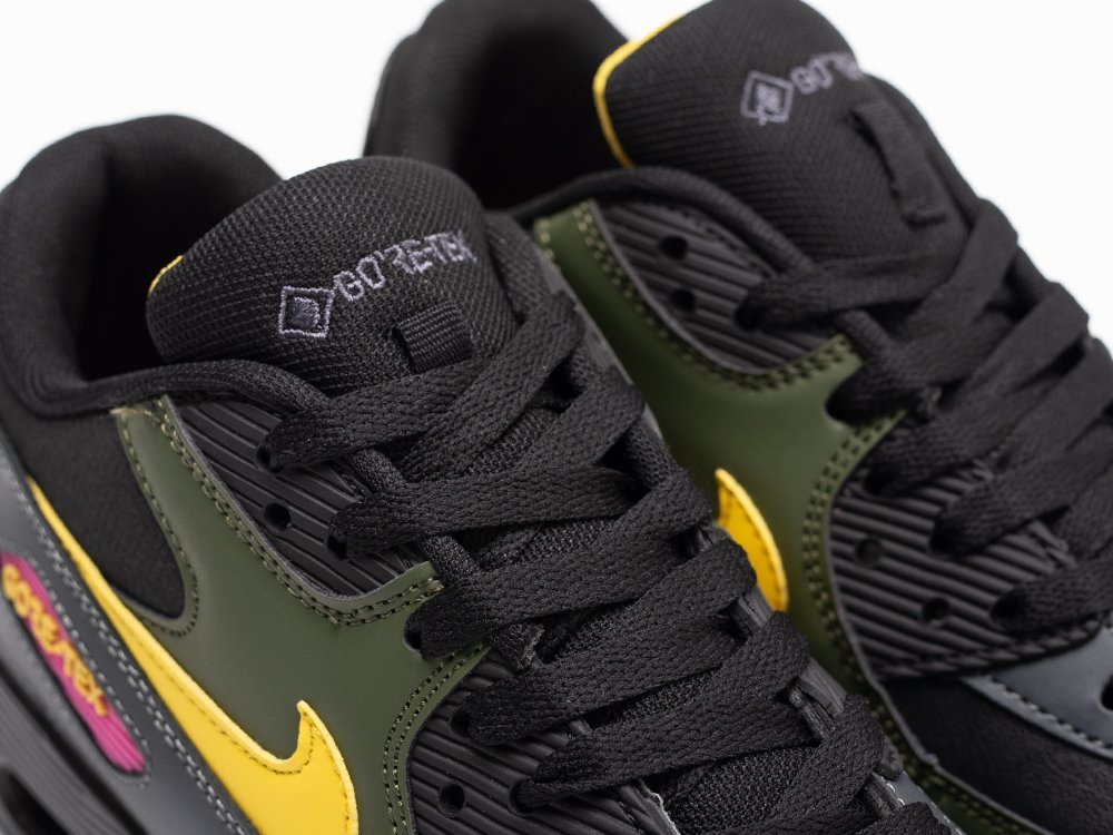 Nike Air Max 90 GORE-TEX Tour Yellow Cargo Khaki черные кожа мужские (AR30942) - фото 7 Nike Air Max 90 GORE-TEX Tour Yellow Cargo Khaki черные кожа мужские (AR30942) - фото 7
