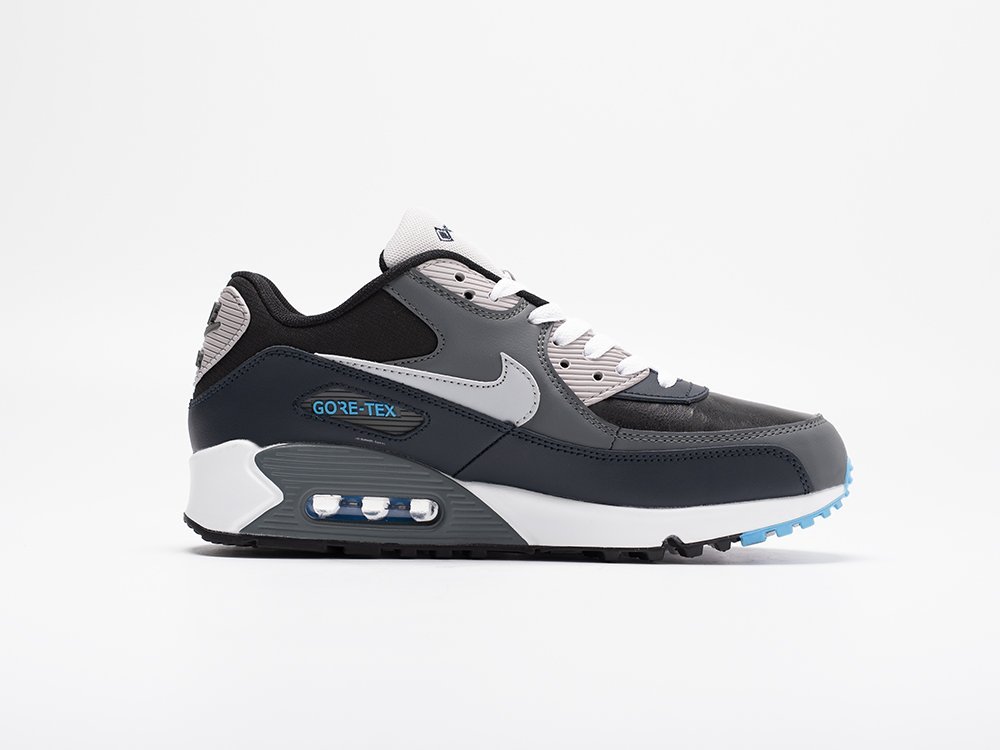 Nike Air Max 90 GORE-TEX Anthracite Obsidian черные кожа мужские (AR30943) - фото 3 Nike Air Max 90 GORE-TEX Anthracite Obsidian черные кожа мужские (AR30943) - фото 3