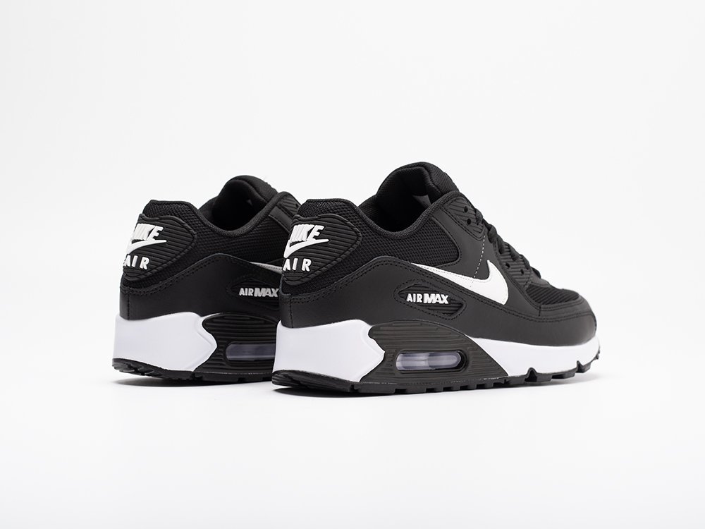 Nike Air Max 90 черные кожа мужские (AR30944) - фото 4