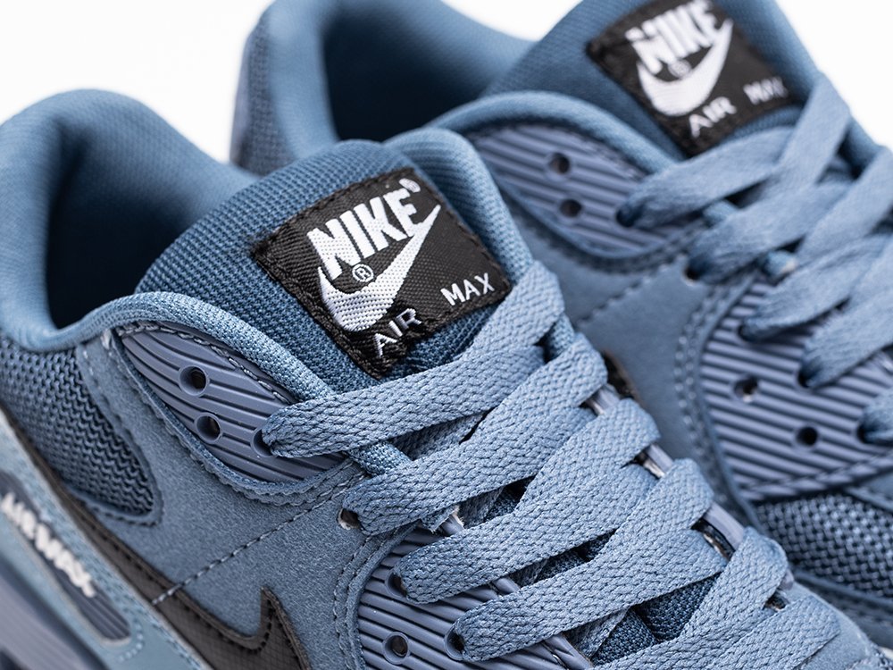 Nike Air Max 90 Diffused Blue WMNS синие кожа женские (AR30948) - фото 7