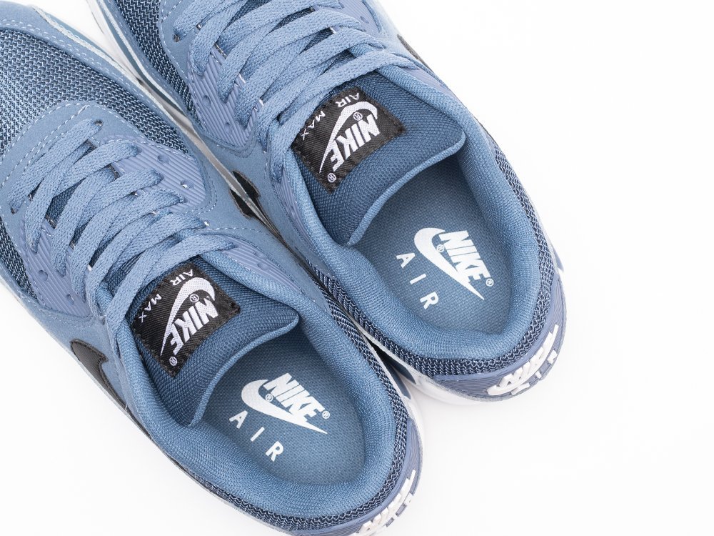 Nike Air Max 90 Diffused Blue WMNS синие кожа женские (AR30948) - фото 8